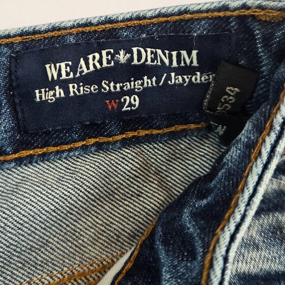 BUFFALO DAVID BITTON Women's Jayden High Rise Straight Jeans Sz: 29 - Picture 11 of 13